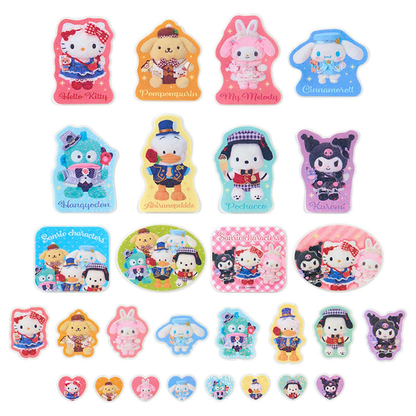 Sanrio｜Character Grand Prix 4th Edition Outfit Collection Sticker Set｜36 piece
