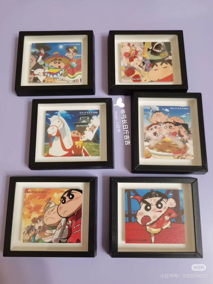 Crayon shin-chan｜Frame Magnet Collection mystery bag/blind box/All 6 types｜1pcs
