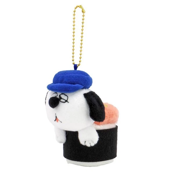 Snoopy｜Peanuts Sushi Mascot Holder /Plush Keychain｜ 9.5×8×9cm approx.