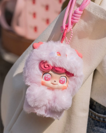 JOTOYS Q.Kid Emotional Hairy Monsters Series Vinyl Plush Keychain Blind Box