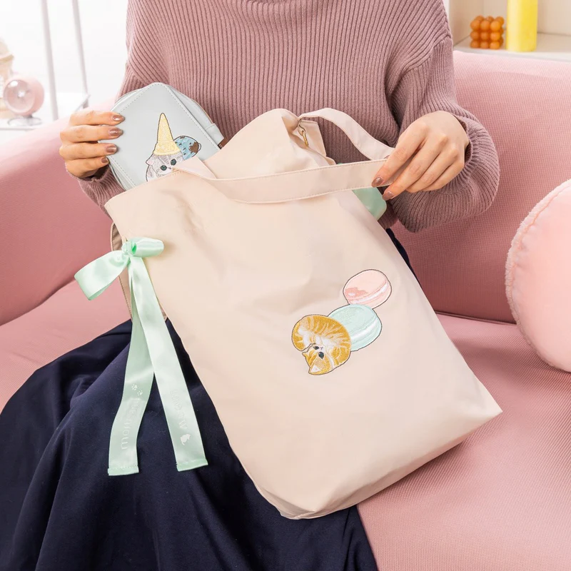 Mofusand｜Drawstring Tote Bag｜445×385×135mm approx.