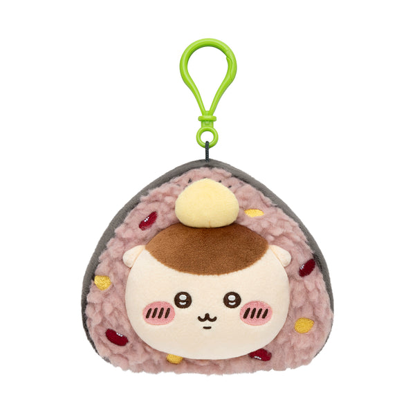 chiikawa｜Onigiri Mascot Holder /Plush Keychain｜H100 x W120 x D90 mm approx.