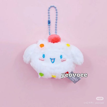 Sanrio｜Pretend food Mascot Holder /Plush Keychain｜72 x 35 x 105 mm approx.