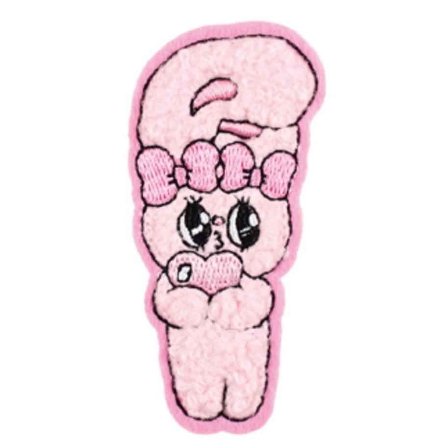 Esther Bunny｜Versatile Iron-On and Sticker Patch｜ 70×60mm approx.