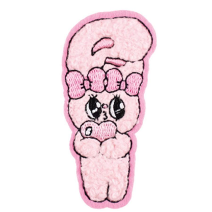 Esther Bunny｜Versatile Iron-On and Sticker Patch｜ 70×60mm approx.