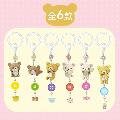 Rilakkuma｜Candy Cone Cute DIY Keychain mystery bag/blind box/All 6 types｜1pcs
