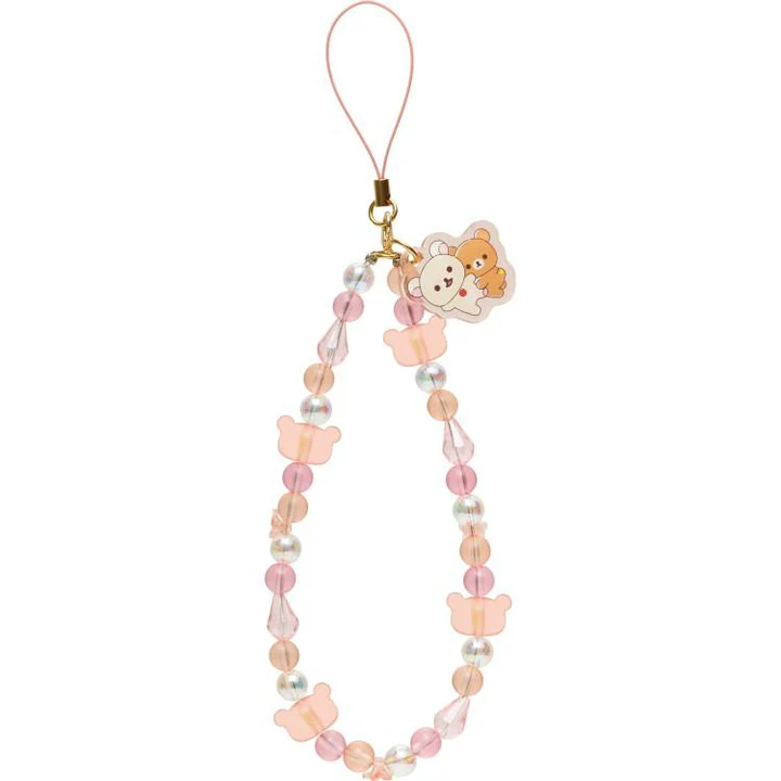 Rilakkuma｜Rainy Day to Sunny Bead Strap with Mascot｜130×55mm approx.