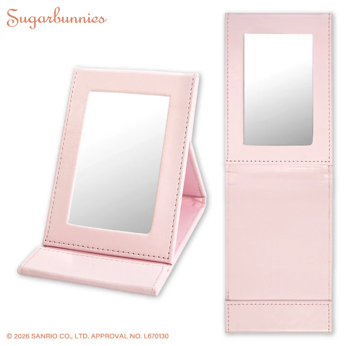 Sanrio｜Sugarbunnies Folding Mirror｜9cm x 13.5cm approx.