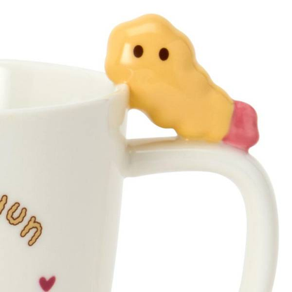 Sanrio｜Today They Are Still Good Friends Cogimyun Ceramic Mug with Nokkari Figure｜320mL