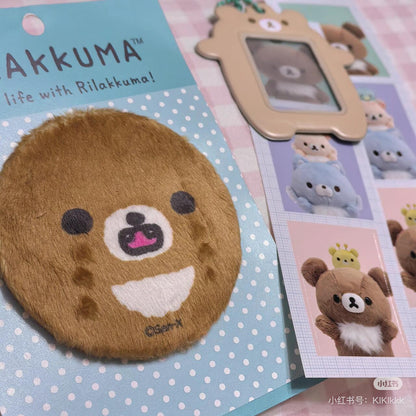 Rilakkuma轻松熊｜San-X ID Photo Style Sticker 证件照写真风可爱贴纸/2sheet入｜约200×55mm