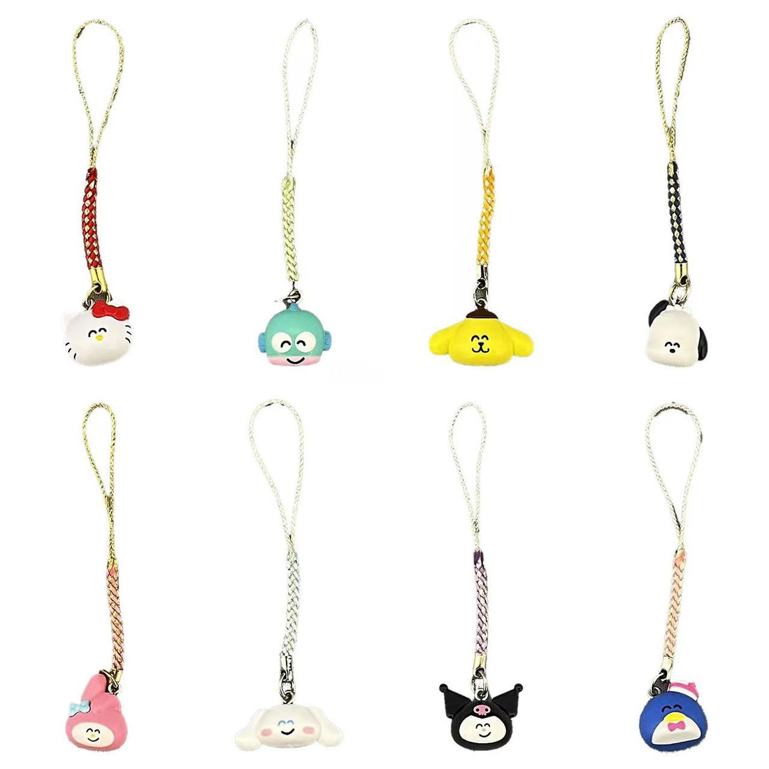 Sanrio｜Oekakisan x Sanrio Netsuke Keychain/Keyring｜H120 x W25 x D25mm approx.