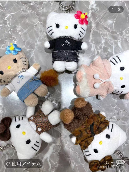 Sanrio｜Hello Kitty x me% Mascot Holder /Plush Keychain