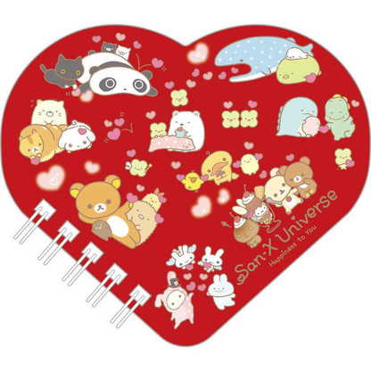 Sanx｜Universe Heart Die-Cut SP Memo｜60 piece
