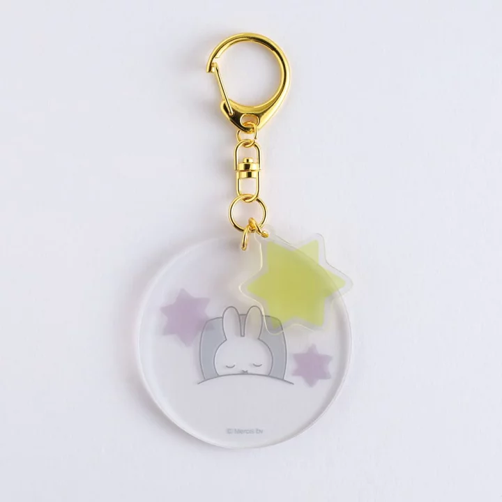Miffy｜Acrylic Keychain 2 Charm｜Φ65mm approx.