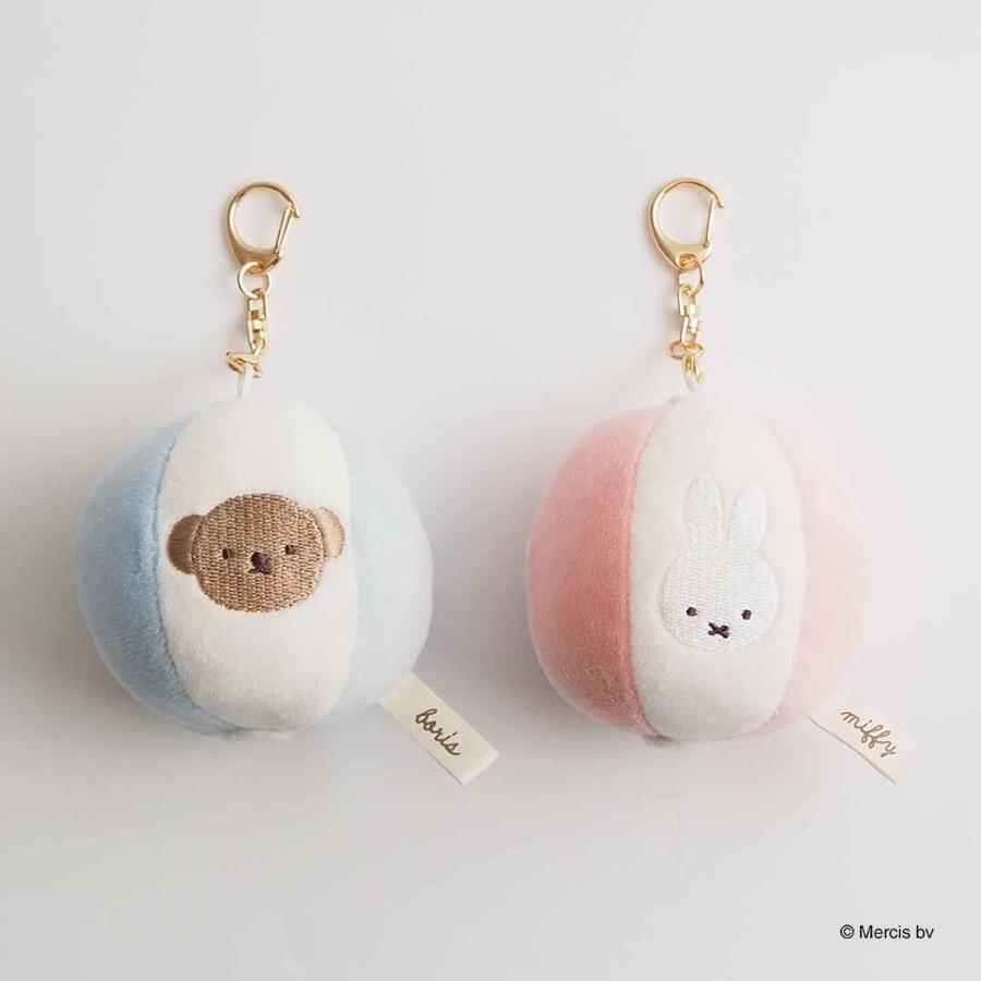 Miffy｜BRUNA SUMMER MOTIF MINI Beach Ball Mascot Holder /Plush Keychain｜φ70mm approx.