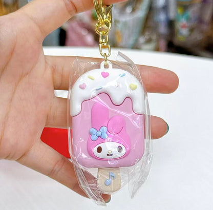 Sanrio｜Characters Ice Candy Keychain/Keyring｜H120 x W40 x D20mm approx.