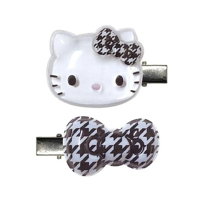 Sanrio｜Hello Kitty Puffy Hair Clips｜H32 x W47 x D9mm approx.