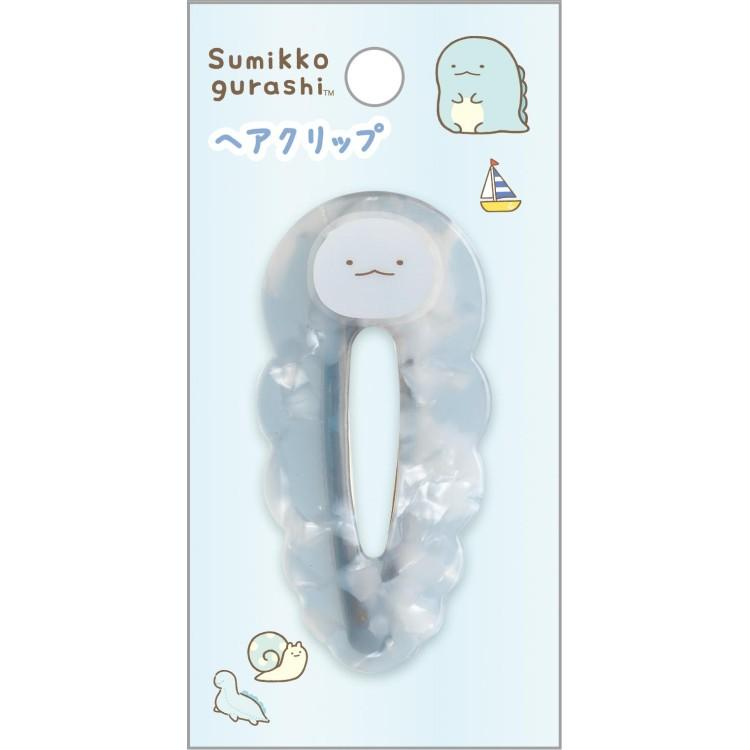 Sanx｜Acrylic Pearl Marble Hair Clip｜70×35×20mm approx.