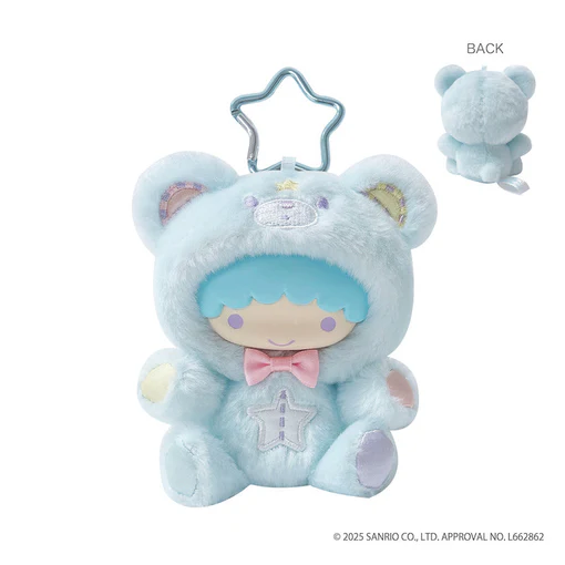 Sanrio｜Little Twin Stars Dreamy Journey Kigurumi Mascot Holder /Plush Keychain｜H120 x W90 x D60mm approx.