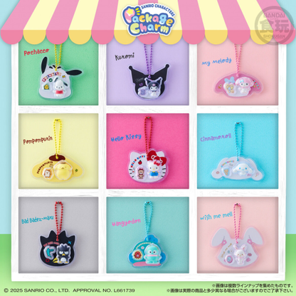 【limit 3】Sanrio｜Bandai Candy Sanrio Characters Package Charm &amp; ChocoBall mystery bag/blind box/All 10 types｜1pcs