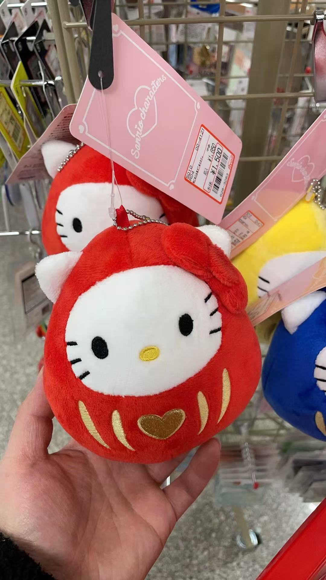 Sanrio｜Mascot Holder Bodhidharma Hello Kitty｜12cmX11cm approx.