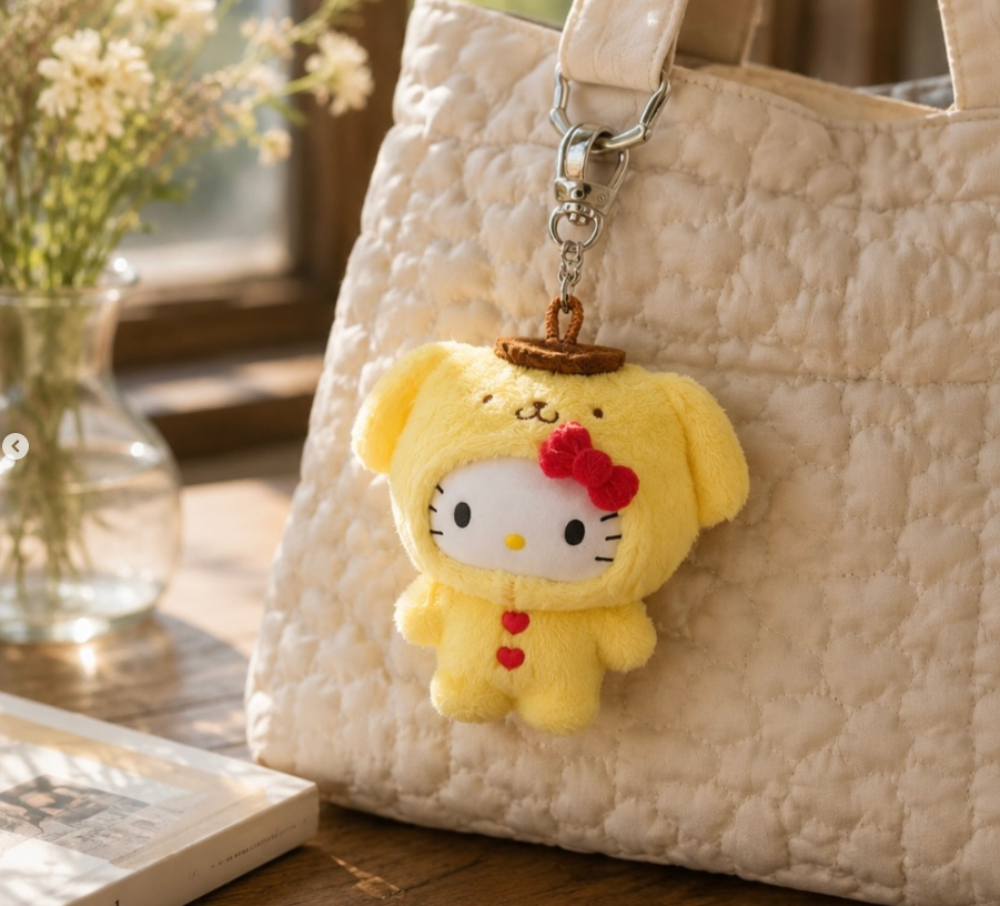 Sanrio｜chibittomo Pompompurin 3Oth ANNIVERSARY Ano Koro no Pompompurin Mascot Charm mystery bag/blind box/All 8 types｜1pc