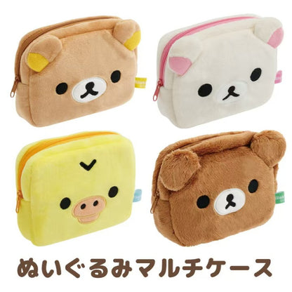 Rilakkuma｜Face Plush Cosmetic Pouch｜115×145×30mm approx.