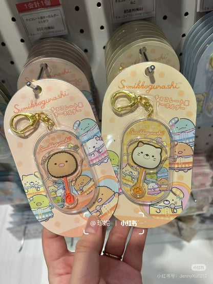 Sumikko gurashi｜Dreaming Idol Chocolate Style Acrylic Keychain/Keyring｜80×44×7mm approx.