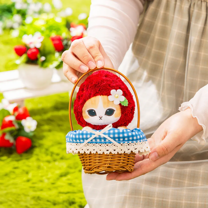Mofusand｜MERCI STRAWBERRY Basket Red Plush Dolls/Plush Toy｜H160×W110×D90mm approx.