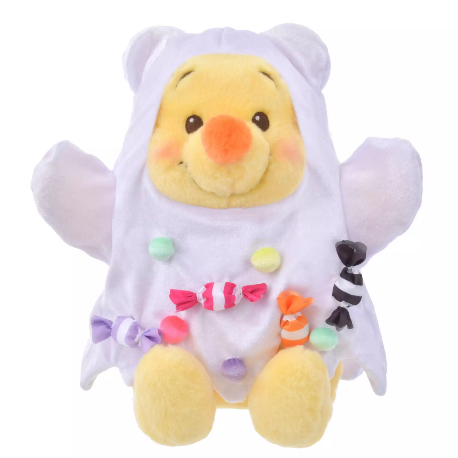 Disney迪士尼｜ Fluffy Plush Toy  / Halloween Skeleton万圣节骷髅玩偶｜ 约25.5×23×15cm