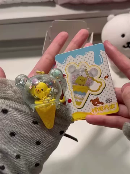 Rilakkuma｜candy mini ice cream cone keychain mystery bag/blind box/All 6 types｜1pcs