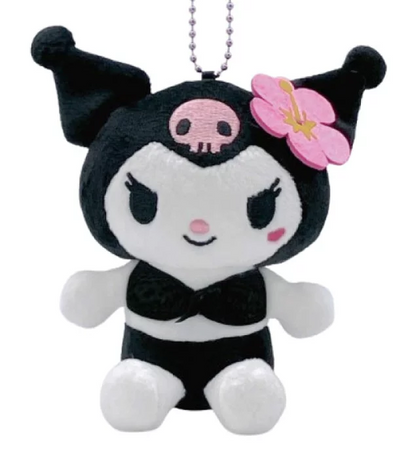 Sanrio｜Kuromi 20th Anniversary Nurse  Mascot Holder /Plush Keychain｜H11 x W10 x D5.5cm approx.