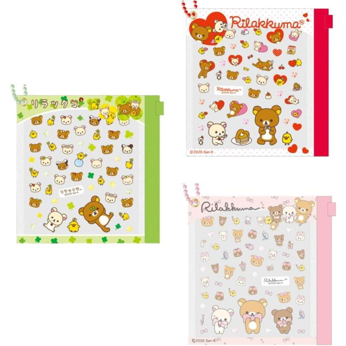 Rilakkuma｜Mini Decorative Flake Stickers｜105×110×10mm approx.