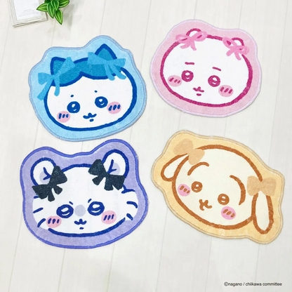 Chiikawa｜Die-cut Fluffy Floor Mat｜39×30cm approx.