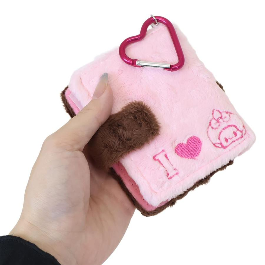 Monchhichi｜Fluffy Sticker Book｜ H9 x W10.5 x D3.5cm approx.