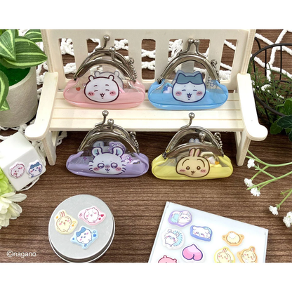 chiikawa｜Flake Stickers with Mini Purse keychain｜10 piece