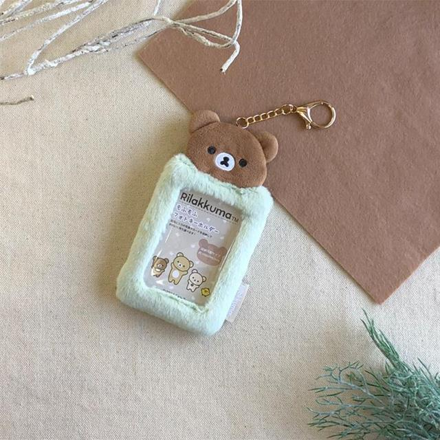 Rilakkuma｜Fluffy Photo Keychain｜150×90×15mm approx.