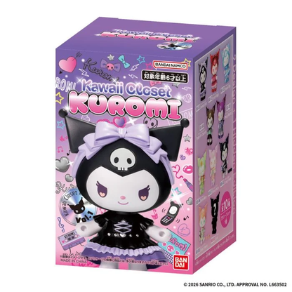 Sanrio｜Character Kuromi Kawaii Closet Series Vol.1 mystery bag/blind box/All 9 types｜1pcs