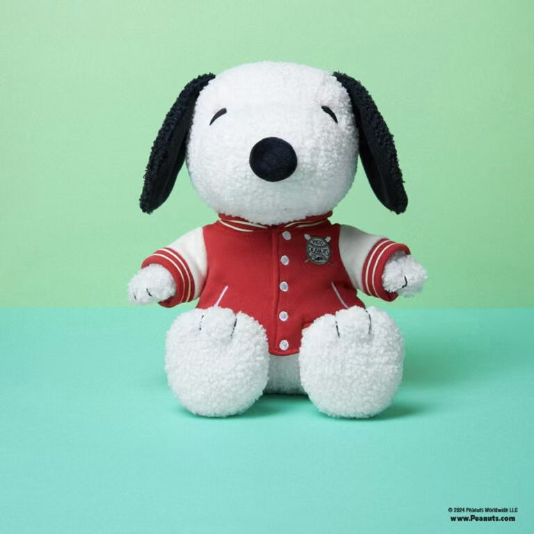 Snoopy｜Peanuts Sitting with Varsity Jacket Plush Dolls/Plush Toy｜H25cm approx.