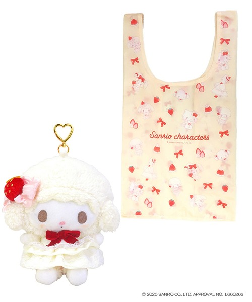 Sanrio｜Sweet Cakes Collection Plush Eco Bag｜12×8×15cm approx.