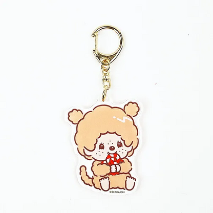 Monchhichi｜Acrylic Keychain/Keyring｜6cm x 4.2cm approx.