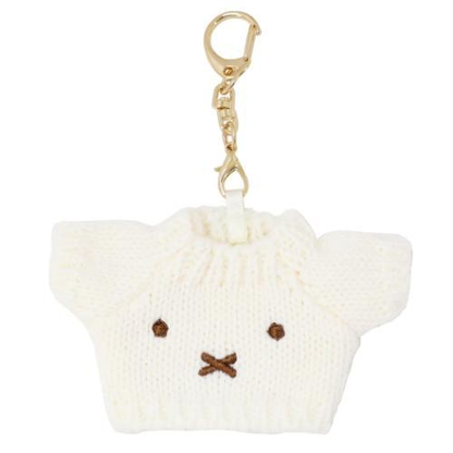 Miffy｜BRUNA KNIT MINI sweater charm Keychain/Keyring｜105 x 65 mm
