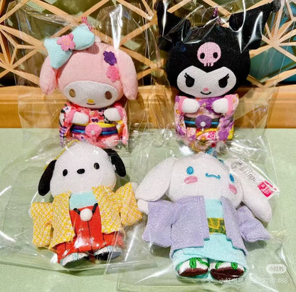 Sanrio｜Kimono Mascot Holder /Plush Keychain｜H12cm approx.