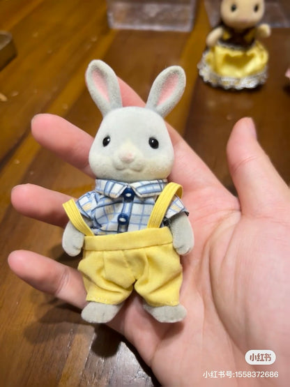 SylvanianFamilies｜Cottontail Family Animal Rabbit Figure Doll Kids Playing Toy-4030