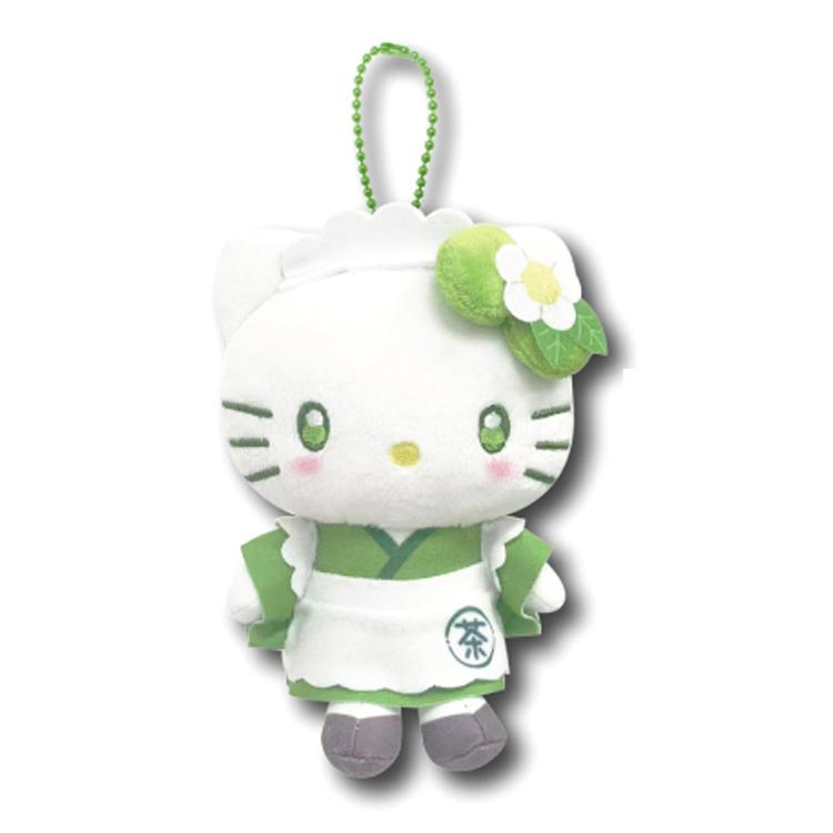 Sanrio｜Matcha Mascot Pouch Plush Keychain｜5.0 x 10.0 x 14.0cm approx.