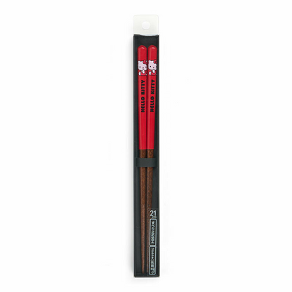 Sanrio三丽鸥｜ Original Chopsticks 21cm 可爱角色天然木筷子/餐具｜约长21cm