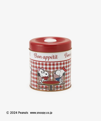 Snoopy史努比｜PEANUTS x Afternoon Tea下午茶联名巴黎铁塔系列铁罐香草饼干+拿铁咖啡小礼盒【25.12】