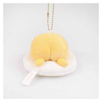Sanrio｜Everyday Gudetama Lying Down Mascot Holder /Plush Keychain｜75 mm approx.