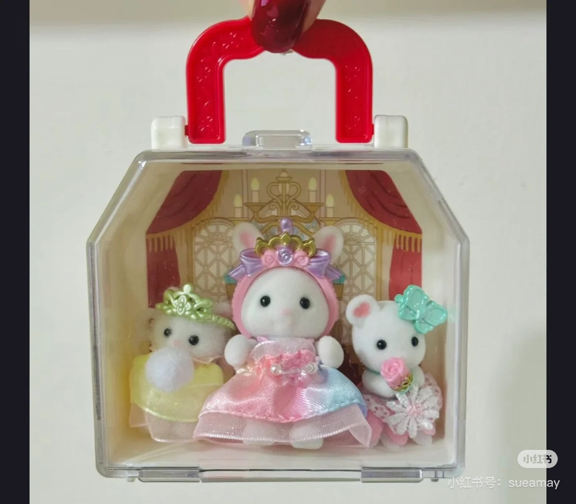 SylvanianFamilies森贝儿家族｜Royal Princess Set超豪华皇家公主系列站宝小鼻嘎套组5703