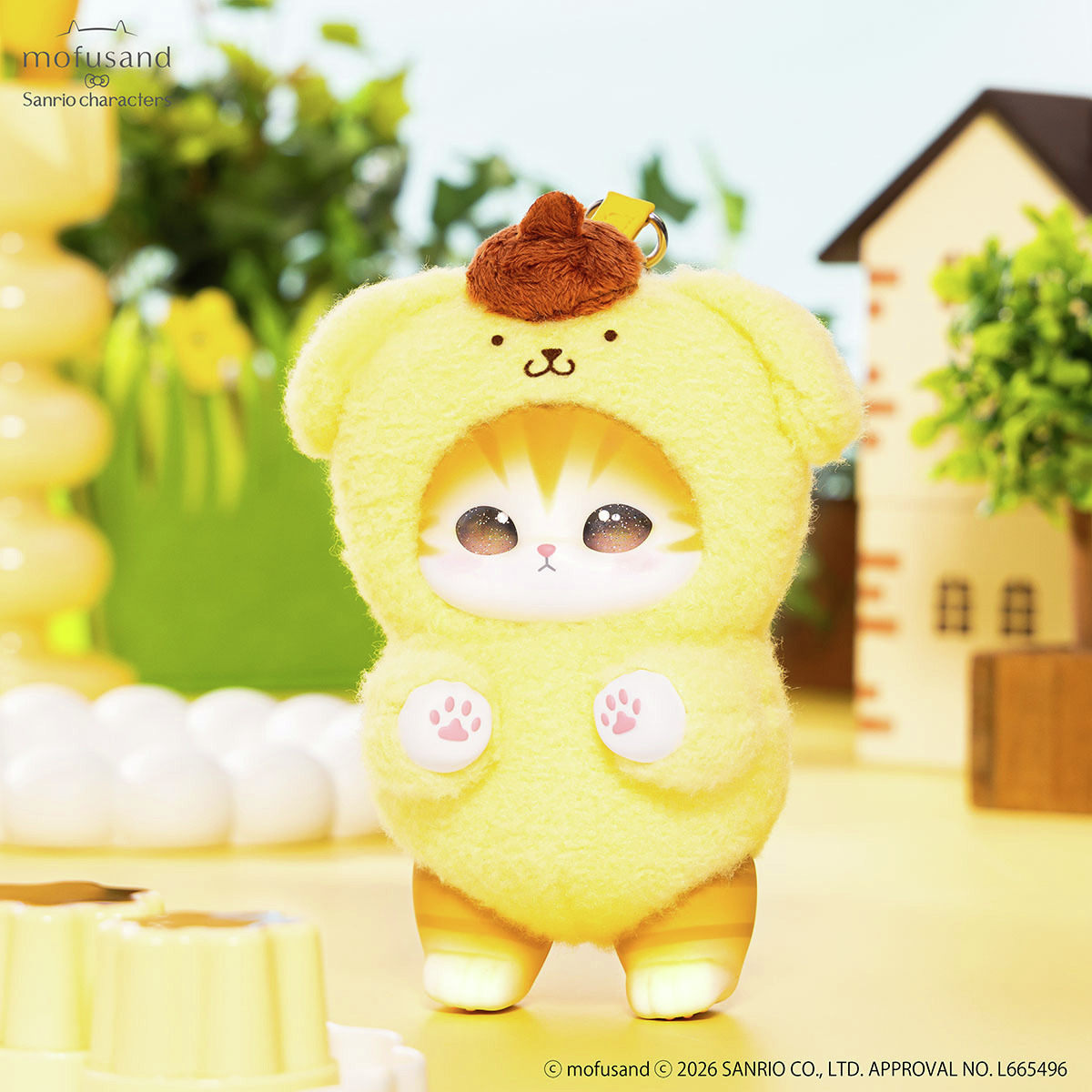 Mofusand｜Sanrio Characters Kiramekko Mascot Keychain mystery bag/blind box/All 8 types｜1pc
